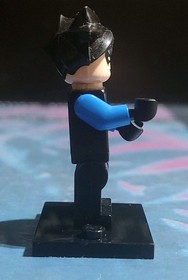 LEGO 2006 D.C Batman I Nightwing Minifigure & Bike! Bat015 7785 Arkham Asylum