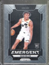 2024-25 Prizm Emergent Rookie Isaiah Collier #1 - Jazz RC