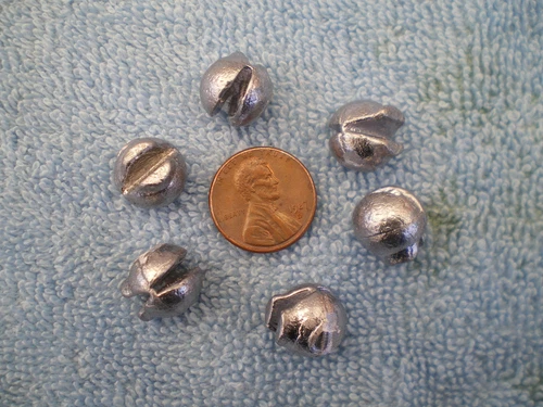 100 PCS. REMOVABLE SPLIT SHOT SINKER 3/8 OZ. FROM DO-IT MOLD