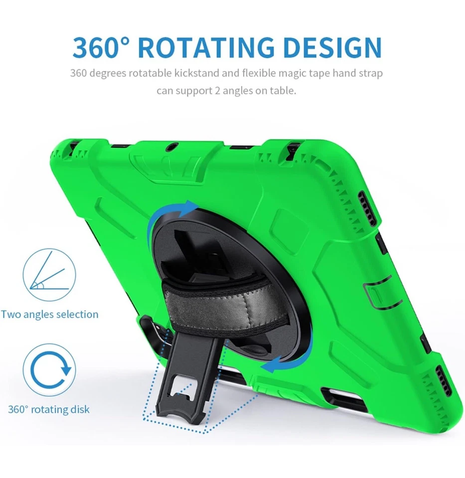 Case For iPad Pro 11inch Shock Proof Full Body Protective Case With  360 Stand - Image 4 of 4