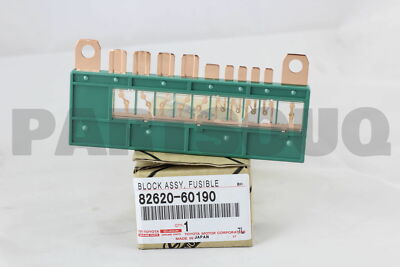 は る  8262060190 Genuine Toyota BLOCK ASSY FUSIBLE 82620-60190 | eBay