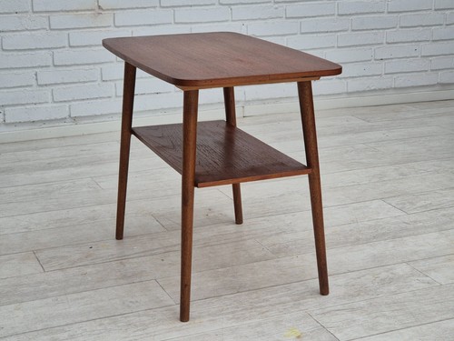 1960s, Danish side table, teak wood, original condition. - Picture 9 of 13