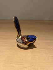 Royal Crown Derby Paperweight - FAIRY WREN - Boxed