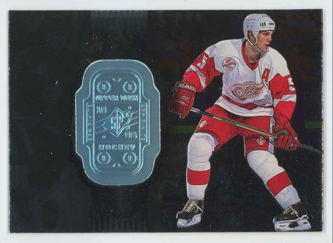 1998-99 Upper Deck SPx Finite Nicklas Lidstrom /9500 Detroit Red Wings #33