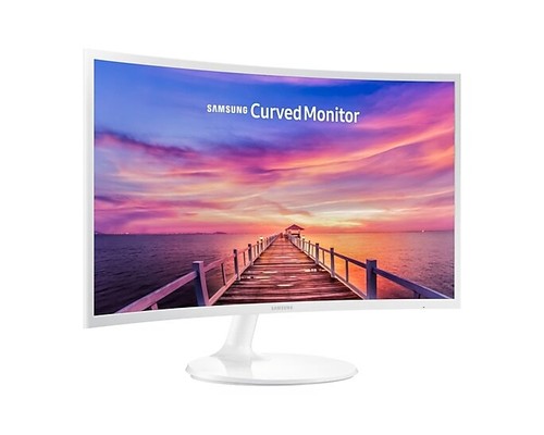 Samsung 27" Class CF39 Series FHD Freesync Curved Monitor 1920 x 1080 White - Picture 4 of 17