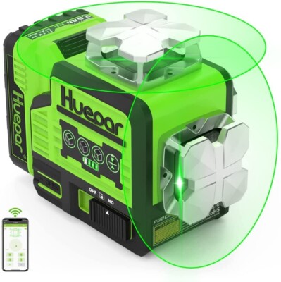 Huepar P02CG grüner 2D selbstnivellierender Kreuzlinienlaser mit Pulsmodus im Ko