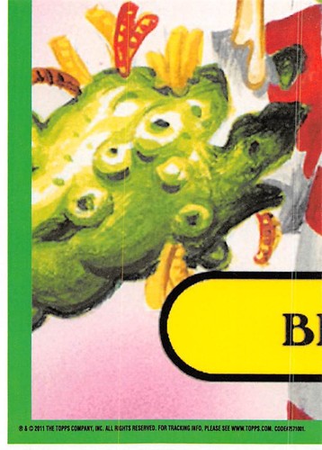 GARBAGE PAIL KIDS 2011 FLASHBACK SERIES 2 PICK-A-CARD YELLOW BASE STICKERS TOPPS - Picture 217 of 321