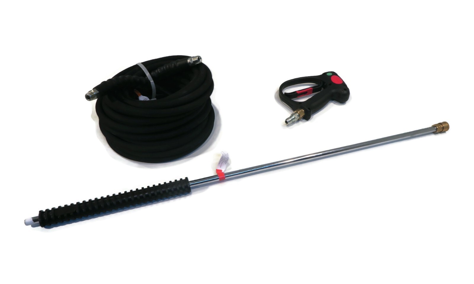 4000 PSI Deluxe Spray Gun, 36" Molded Lance, & 50' Non-Marking Garden Hose w/ QC