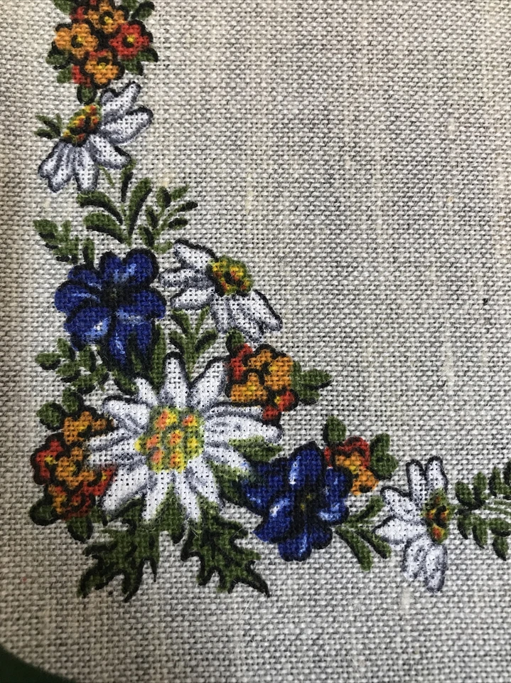 Vintage Set Nagel Piepmats Folk Art Placemats W. Germany 16” X 12” Linen Mix X 6 - Image 3 of 4