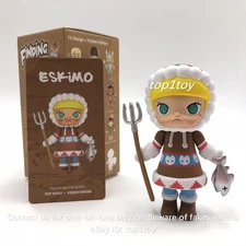 POP MART KENNYSWORK Molly Art Eskimo Model Mini Figure