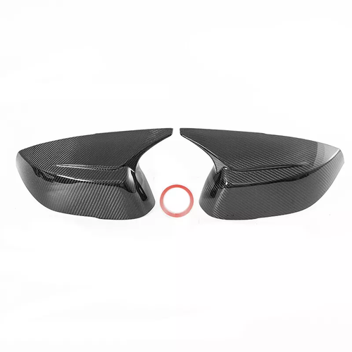 Real Carbon Fiber M3 Style Side Mirror Cover Cap For 2014-2024 Infiniti Q50 Q60 - Picture 4 of 7