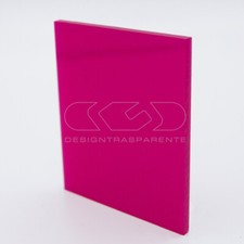 Plexiglass colorato fucsia pieno diffusore cm 150x100 spessore 3 mm