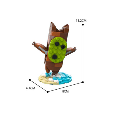 119 Stück Brown Korok Ya Ha Ha Building Blocks Toys Set von Game C7815Y02 Neu