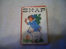 VINTAGE 1950S CHILDREN'S SNAP CARD GAME, COMPLETE, MINT/OB, MADE HONG KONG