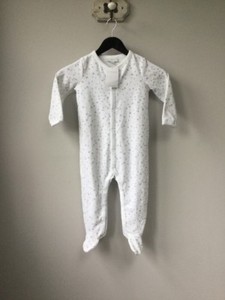 white company sleepsuit
