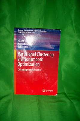 Partitional Clustering via Nonsmooth Optimization [Paperback Book]