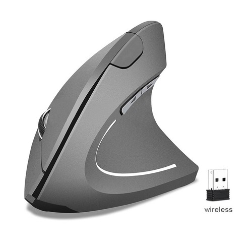 2.4G Wireless Mouse Vertical Mouse Ergonomic Optical 6 Buttons Mause for PC