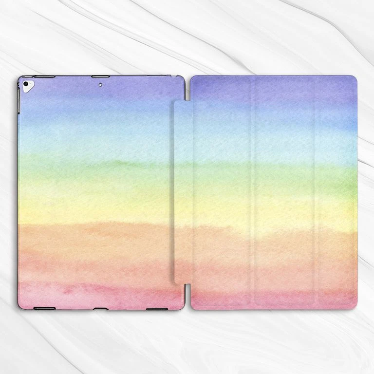 Gradual Watercolor Rainbow Case For iPad 10.2 Air 3 4 5 Pro 9.7 11 12.9 Mini - image 4 of 4