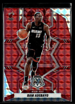2021-22 Panini Mosaic - Bam Adebayo #195 Red Mosaic Prizm for sale