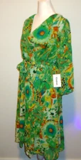 NWT Kindred Anthropologie Women's Green Dress #166768 Lined Size-XL