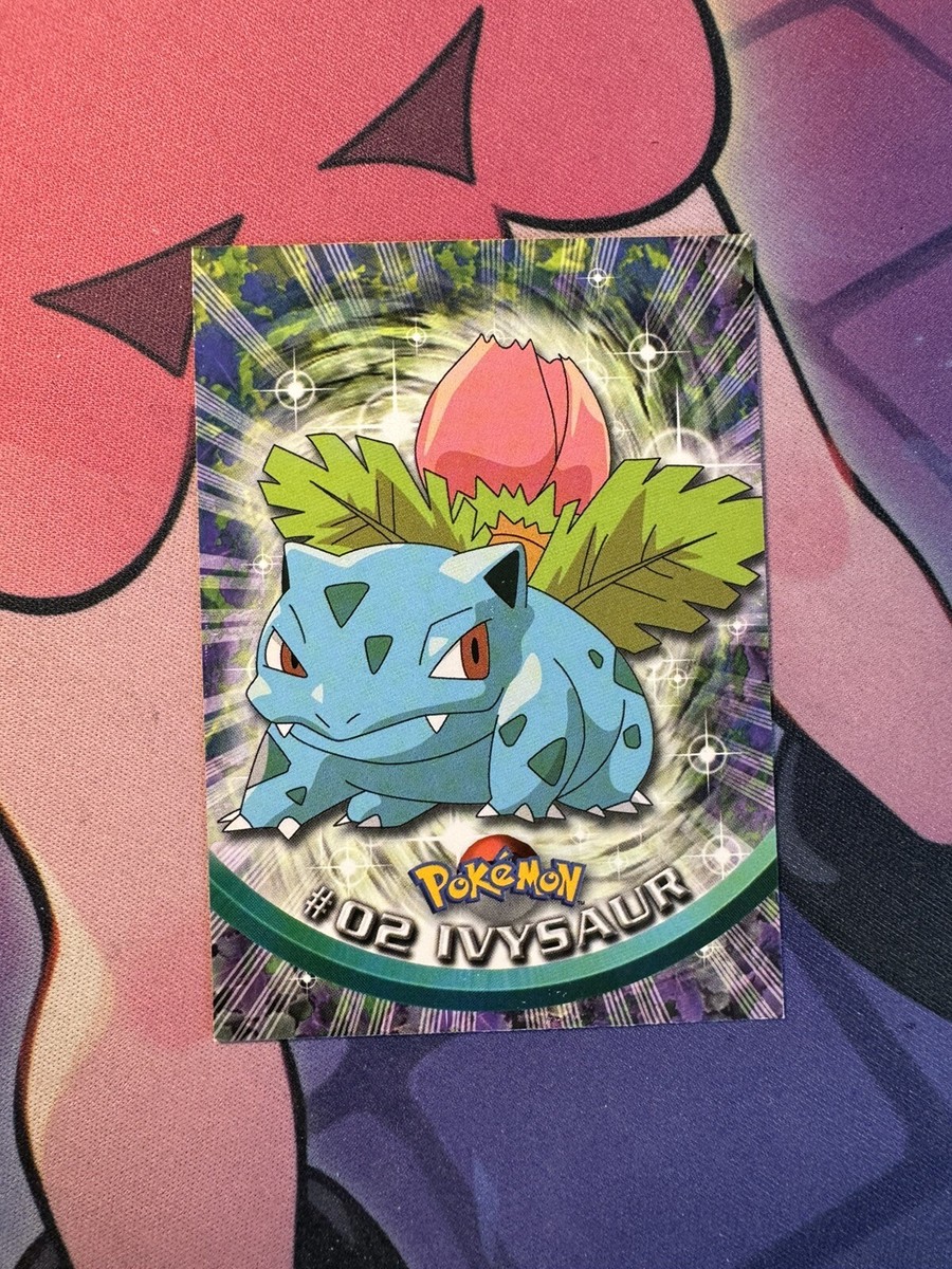 Topps Pokemon Ivysaur #2 Black Logo TV Animation Series 1 | eBay