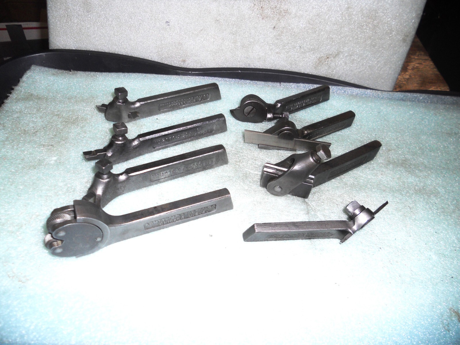 Set of (8) Armstrong Tool Holders from 9" South Bend; 9"10" Atlas and