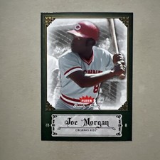 2006 FLEER GREATS OF THE GAME JOE MORGAN #52 REDS HOF 