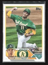 2023 Topps #561 Shintaro Fujinami Oakland Athletics RC