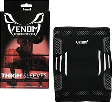 Venom Sports Fitness Thigh Compression Sleeves for Men and Women (Pair)