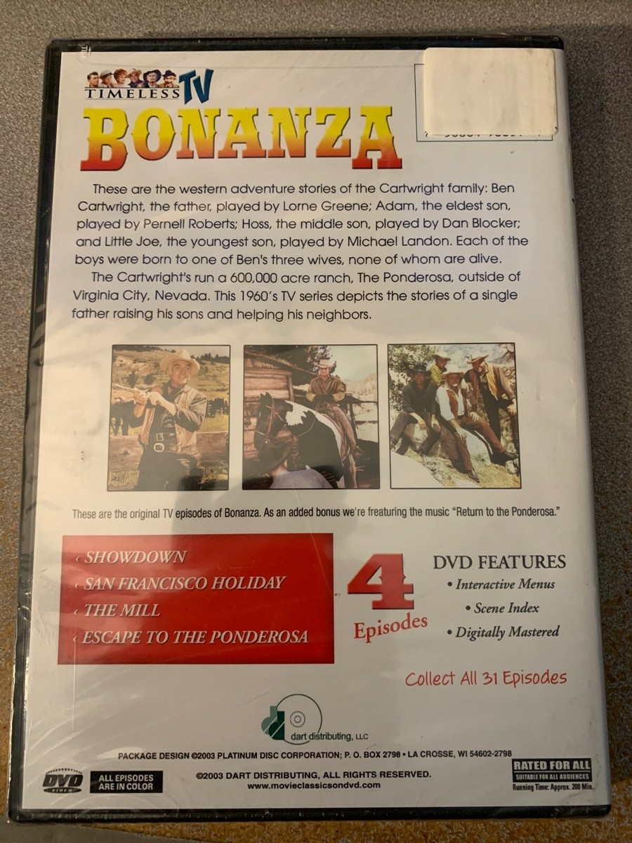 Bonanza Vol. 2 DVD New Sealed 96009066192| eBay