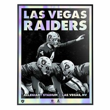 Las Vegas Raiders Deluxe Framed  18