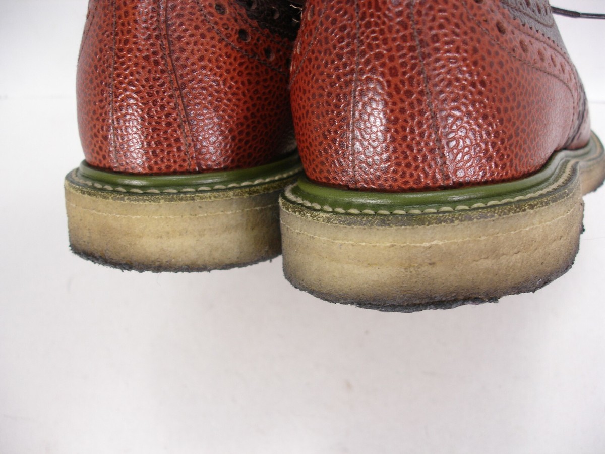SANDERS J SHOES CHARLIE WINGTIP OXFORD SHOE US 10 Sanders J Shoes Wingtip Oxford Men 10.5M Charlie Brown  main image 3