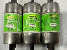 Lot Of 3 Bussmann FRS-R-150, Fusetron Time Delay Fuse 150 A, 600V -Free Shipping