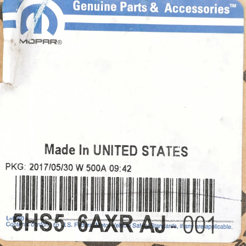 08-10 COMMANDER GRAND CHEROKEE EXTERIOR DERECHA MANIJA PUERTA MOPAR 5HS56AXRAJ Foto 4 de 4