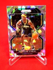 Jermaine O'Neal Silver Cracked Ice 2021 Prizm Basketball Card #250