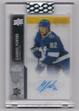 2022-23 UD Clear Cut Autograph Rookie Gabriel Fortier RC Auto Tampa Bay