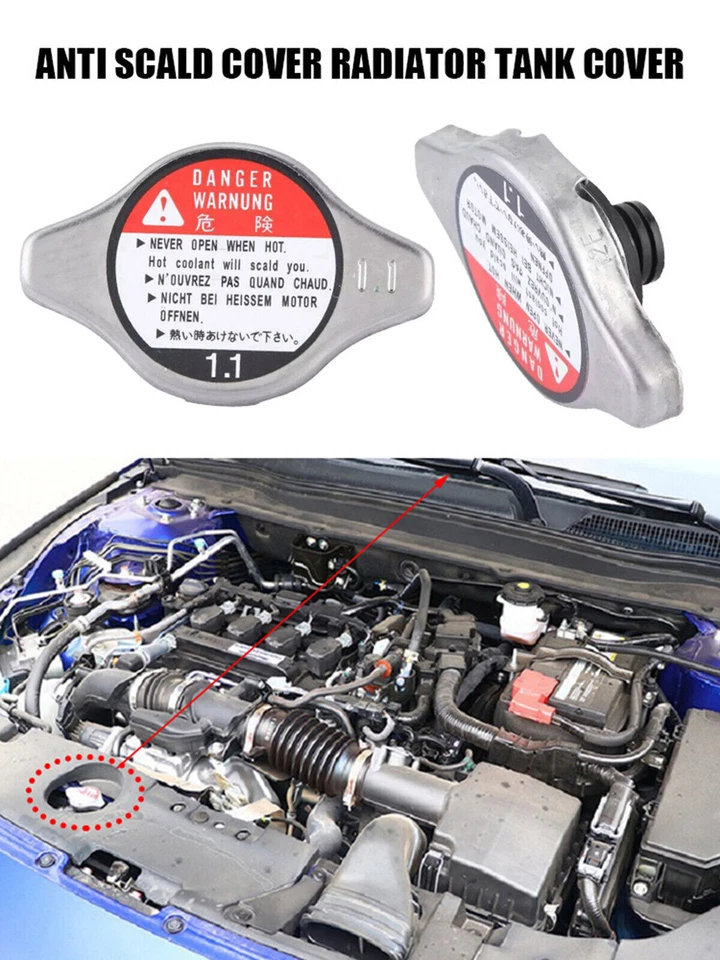 Tapa de radiador de refrigeración de alta calidad 19045-PAA-A01 de 1,1 bar para Honda Pilot Acura TSX Foto 3 de 4