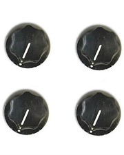 Rickenbacker Vintage Black Bass Knobs Set of 4