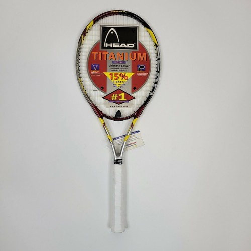 Head Titanium 3000 Oversize Tennis Racquet & Case Grip 4 3/8 - Picture 3 of 10
