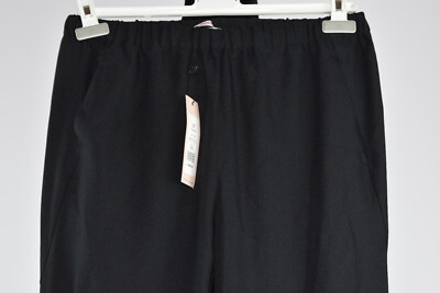 NWT BCBGeneration Black Sz M Casual Elastic Waist Joggers Pants Pockets Comfort