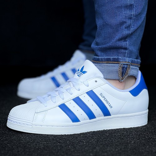 Adidas Original Superstar Mens Athletic Shoe White Sneaker Footwear Trainer #368 - Picture 14 of 19