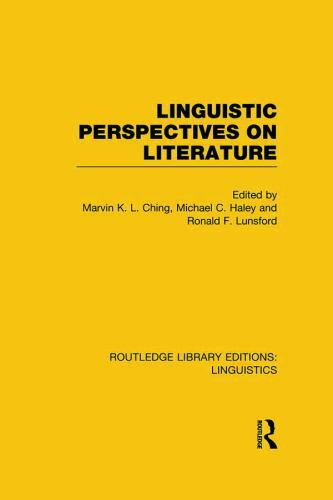 Routledge Library Editions: Linguistics Ser.: Linguistic Perspectives on ...