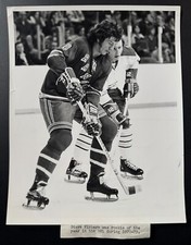 1972 Type 1 Photo NY Rangers Steve Vickers Hockey NHL Rookie Of The Year