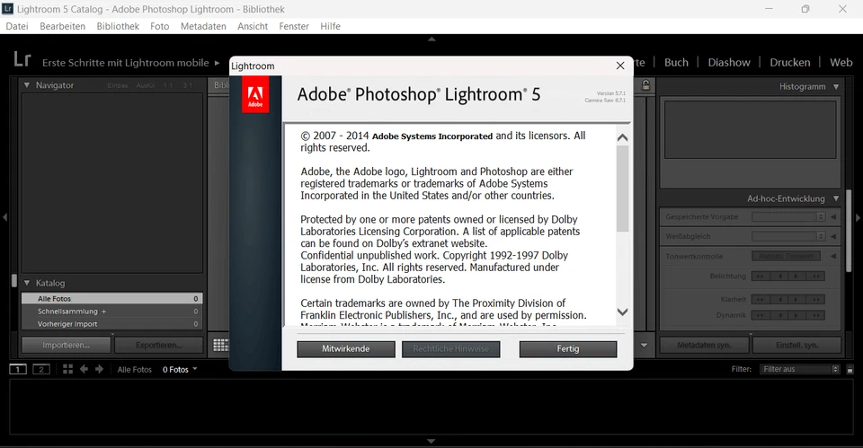 Adobe Photoshop Lightroom 5.7 I Windows/MAC | Lebenslange Nutzung | 1 Gerät - Bild 4 von 4