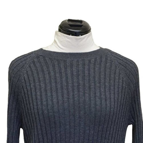 John + Jenn Ella Ribbed Sweater dark GREY M - Picture 6 of 8