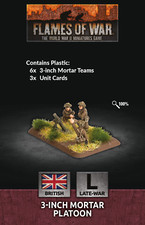 3-inch Mortar Platoon British Late War Flames of War NIB