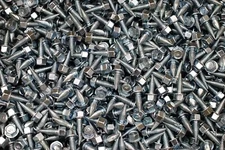 (1000) Self-Stitching 8 x 1/2 Hex Washer Double Thread Duct Stitch Zip Screws