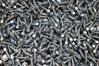 (1000) Self-Stitching 8 x 1/2 Hex Washer Double Thread Duct Stitch Zip Screws