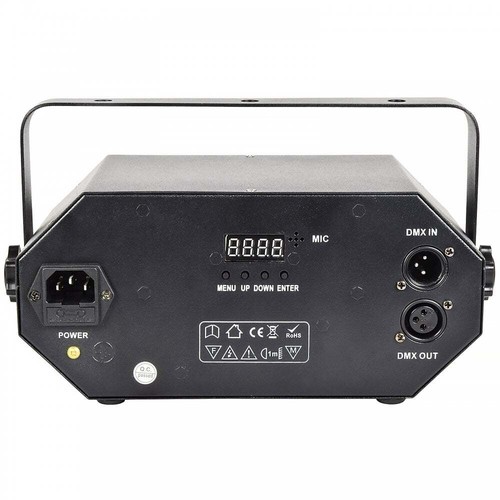 4 in 1 DMX DJ Light with Laser RGBW Waterwave UV Strobe Moonflower inc Remote - Picture 5 of 11