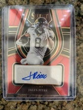 2022 Select Draft Picks Jalen Pitre Red Prizm RC Rookie Autograph #RS-JPI Baylor